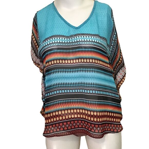Summer top. Multi colors   - Picture 2 of 2